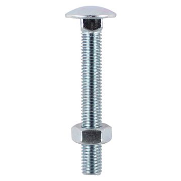 Picture of M10 x 110mm Carriage Bolt & Hex Nut - BZP
10110CB (25)