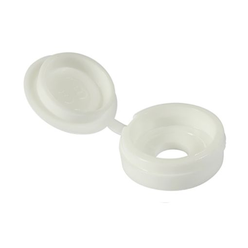 Picture of 5mm - 10mm Screw Large Hinged Cover Cap White (50)
LHCCWHITEP
