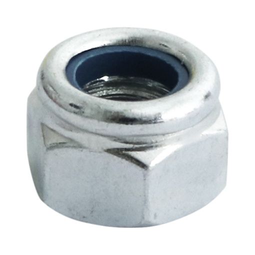 Picture of M8 Type P Nylon Nuts DIN 982 - BZP (10)
8NPP