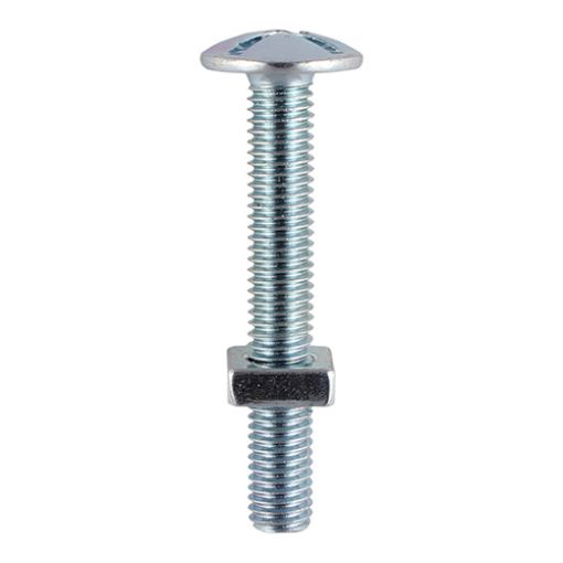 Picture of M6 x 80mm Roofing Bolt & Square Nut - BZP
0680RB (100)