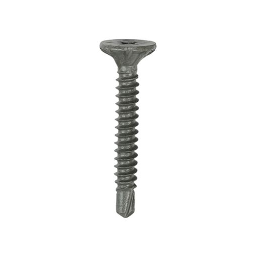 Picture of 4.2mm x 32mm Exterior PLUS Cement Board Screws - Self Drilling for fixing to steel (200)
217154