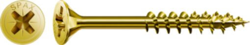 Picture of Spax 4mm x 16mm Countersunk Pozi Screws Yellow (200)
1081020400163