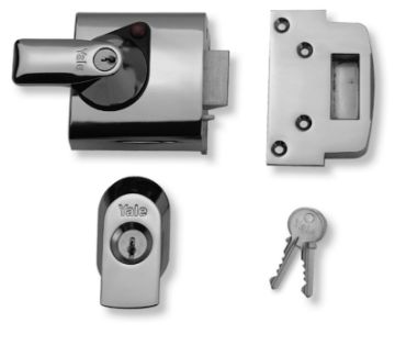 Picture of Yale PBS1 Max Security Nightlatch CP
P-BS1-CH-CH-60