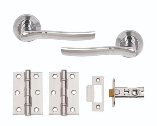 Picture of MODE "Fast-Fit" Door Furniture Pack PCP/SCP
PBX2010 (includes handles, latch & 2x hinges)