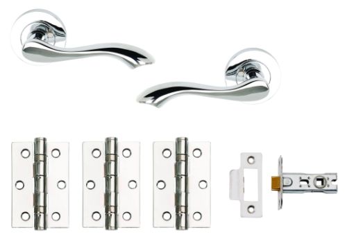 Picture of VENUS Door Furniture Pack PCP
DH003680-INTERNAL (includes handles, latch & 3x hinges)