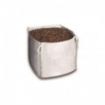 Large dumpy bag filled with bark mulch, suitable for bulk landscaping applications such as garden borders, beds, and play areas.