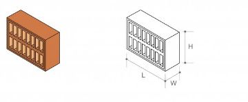 Picture of 140mm x 215mm Red Air Brick Closure
SHCLRED2120EA