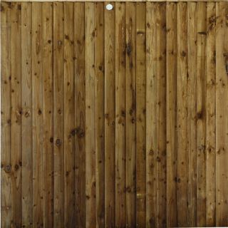 Picture of TAFS Fully Framed Featheredge Panel Treated Brown 1.8m x 1.6m
P56FFB (18)