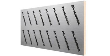 Mannok Therm 100mm insulation board – 1200mm x 2400mm – foil-faced rigid PIR board