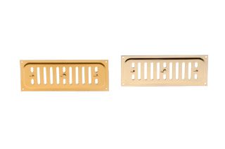 Picture of Timloc 9" x 6" Anodised Brass Hit & Miss Grille
1221BA
