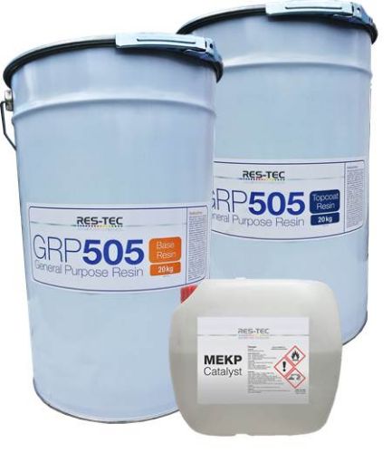 Picture of Res-Tec GRP 505 Basecoat 20kg
160102 (11-16m2 Approx. Coverage per Tin)