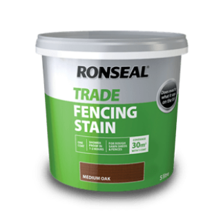 Picture of Ronseal Trade Fencing Stain Medium Oak 5 Litre
38575