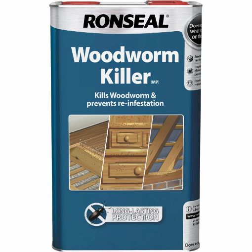 Picture of Ronseal Wood Worm Killer 5 Litre
37662