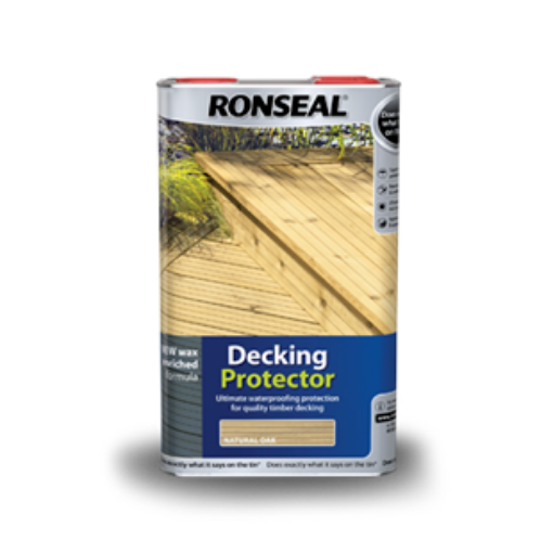 Picture of Ronseal Decking Protector Natural 5 Litre
36434 (2)