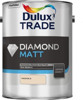 Picture of Dulux Trade Diamond Matt Magnolia 5 Litre
5191768