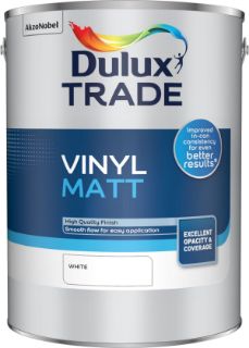 Picture of Dulux Trade Vinyl Matt White 5 Litre
5091647