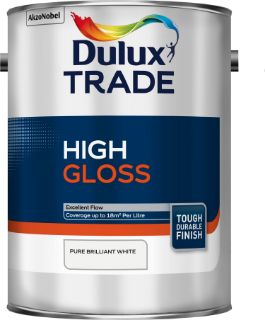 Picture of Dulux Trade High Gloss Pure Brilliant White 5 Litre
5091026