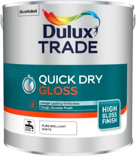 Picture of Dulux Trade Quick Dry Gloss Pure Brilliant White 2.5 Litre
5220092