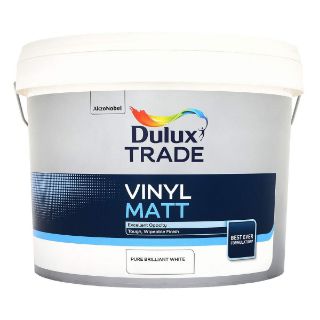 Picture of Dulux Trade Vinyl Matt Pure Brilliant White 10 Litre
5149187
