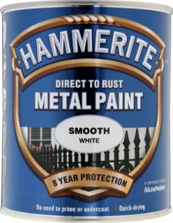 Picture of Hammerite Metal Paint Smooth White 750ml
5092956
