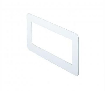Picture of Domus 110mm x 54mm Flat Channel Rectangular Wall Plate
40115