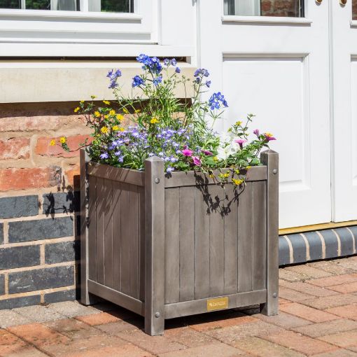 Picture of Alderley Grey Square Planter 
ALDSQPL