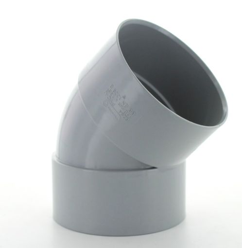 Picture of Hunter 110mm Grey 135 Degree Double Solvent Bend
GS294