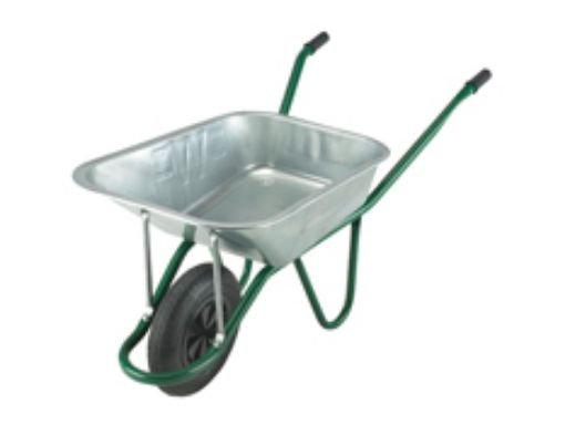 Picture of Walsall 90 Litre Galvanised Heavy Duty Wheelbarrow with Puncture Proof Wheel
EGVPP