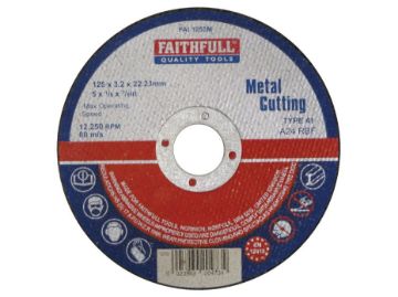 Picture of Faithfull 125mm Metal Cut Off Wheel
FAI1253M