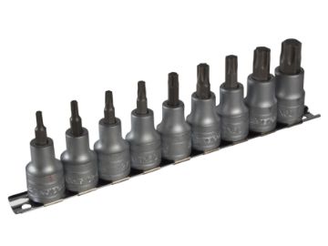 Picture of Teng 1/2" Drive Internal TORX Socket Clip Rail Set (9)
M1213TX