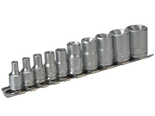 Picture of Teng 3/8" & 1/4" Drive TX-E Socket Clip Rail Set (10)
M3814