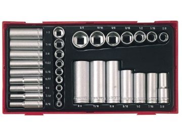 Picture of Teng 1/4" & 3/8" Drive Imperial Socket Set (32)
TC20