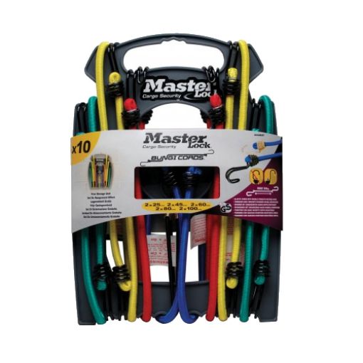 Picture of Masterlock Twin Wire Assorted Bungees
MLK3043E