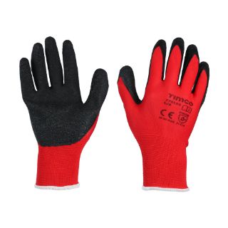 Picture of TIMco Light Grip Latex Gloves (Red/Black) - Large
770164