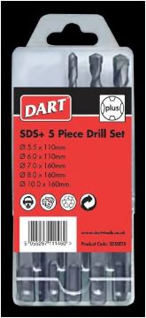 Picture of DART SDS Drill Set (5 Piece)
SDSSET5