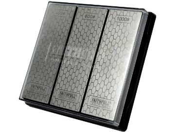 Picture of Faithfull 3 Piece Diamond Sharpening Stone Kit 
FAIDWTRIPLE