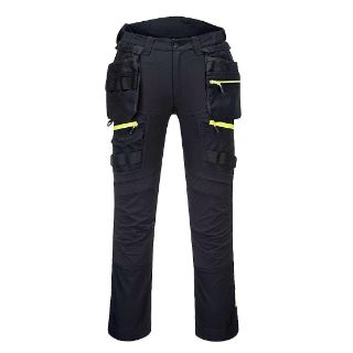 Picture of PortWest DX4 Stretch Technical Detachable Holster Pocket Trouser Black 32" Waist Regular Length
DX440BKR32