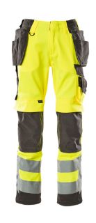 Picture of MASCOT® SAFE SUPREME Trousers with holster pockets Hi-Vis Yellow/Dark Anthracite L35 W36.5 CORDURA®
15531-860-1718