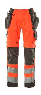 Picture of MASCOT® SAFE SUPREME Trousers with holster pockets Hi-Vis Red/Dark Anthracite L30 W31.5 CORDURA®
15531-860-22218