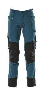 Picture of MASCOT® ADVANCED Trousers with kneepad pockets Dark Petroleum L30 W42.5 CORDURA®
17179-311-44