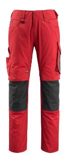 Picture of MASCOT® UNIQUE Trousers with kneepad pockets Red/Black L35 W40.5 CORDURA®
12679-442-0209