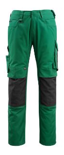 Picture of MASCOT® UNIQUE Trousers with kneepad pockets Green/Black L35 W40.5 CORDURA®
12679-442-0309