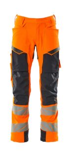 Picture of MASCOT® ACCELERATE SAFE Trousers with kneepad pockets Hi-Vis Orange/Dark Navy L30 W42.5 CORDURA®
19079-511-14010