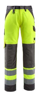 Picture of MASCOT® SAFE LIGHT Trousers with kneepad pockets Hi-Vis Yellow/Dark Anthracite L30 W34.5 
15979-948-1718