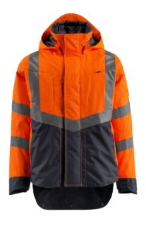 Picture of MASCOT® SAFE SUPREME Outer Shell Jacket Hi-Vis Orange/Dark Navy 3XL CORDURA®
15501-231-14010