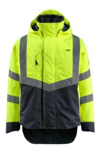Picture of MASCOT® SAFE SUPREME Outer Shell Jacket Hi-Vis Yellow/Dark Navy L CORDURA®
15501-231-17010