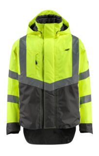 Picture of MASCOT® SAFE SUPREME Outer Shell Jacket Hi-Vis Yellow/Dark Anthracite S CORDURA®
15501-231-1718