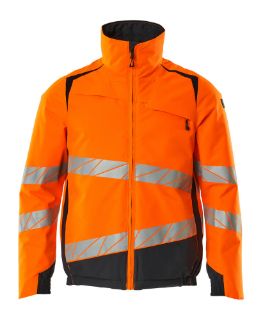 Picture of MASCOT® ACCELERATE SAFE Winter Jacket Hi-Vis Orange/Dark Navy S CLIMASCOT®
19435-231-14010
