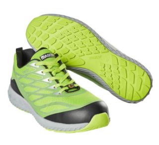 Picture of MASCOT® FOOTWEAR MOVE Safety Shoe Lime Green/Silver M7 
F0301-909-37880