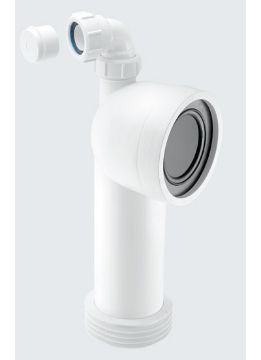 Picture of McAlpine 110mm 90 Degree Bent Pan Connector with Boss
WC-CON8V